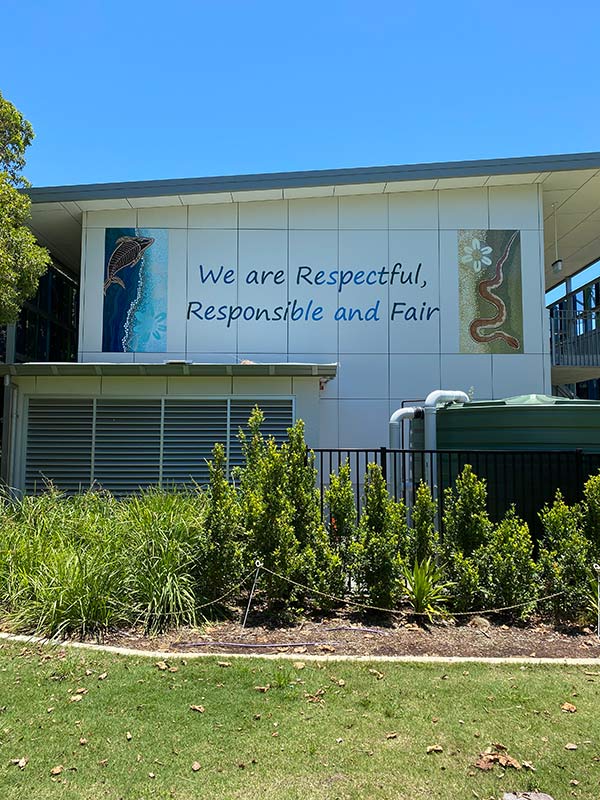 Byron Public School signage